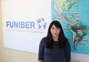 Delegada da FUNIBER na China visita a sede da Fundação na Espanha