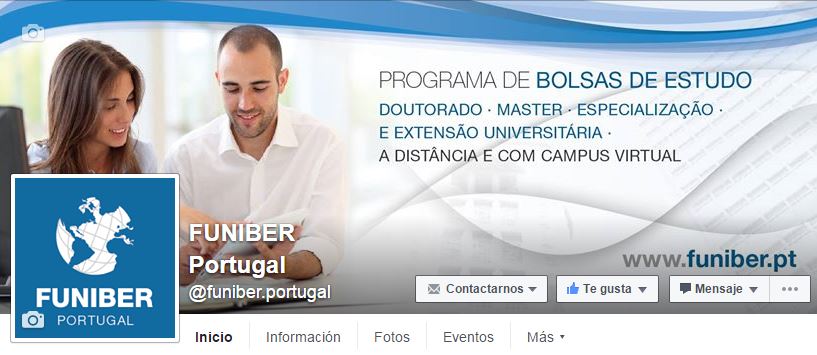 Nova página do Facebook da FUNIBER Portugal