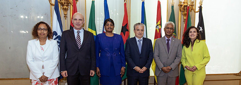 Presidente da FUNIBER visita sede da Comunidade dos Países de Língua Portuguesa