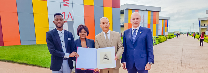 FUNIBER e embaixadora da Angola na Espanha participam do encerramento da exposição de Joan Miró