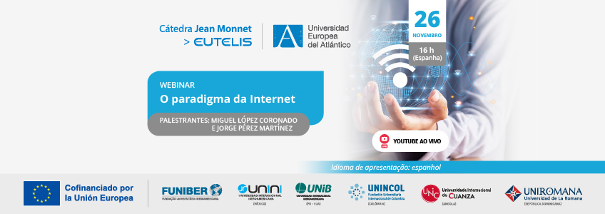 FUNIBER organiza o webinar “O paradigma da Internet”