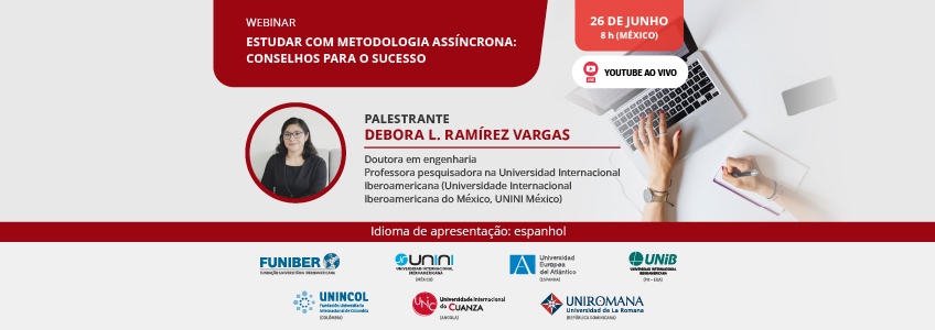 FUNIBER organiza o webinar “Estudar com metodologia assíncrona: conselhos para o sucesso”