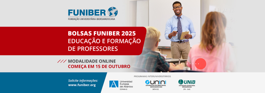 A FUNIBER lança um edital de bolsas de estudo online para programas de Educação e Formação de Professores