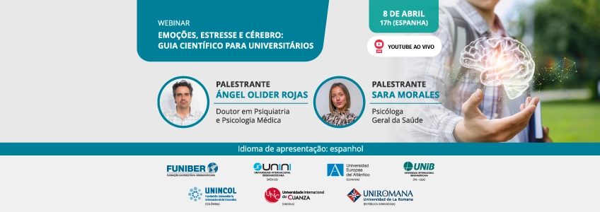 FUNIBER organiza o webinar «Emoções, estresse e cérebro: guia científico para universitários»