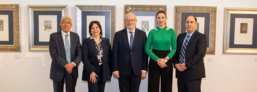 Obra Cultural da FUNIBER e da Universidad Europea del Atlántico inaugura na Bolívia a exposição “Do Capricho ao Disparate” de Goya e Dalí