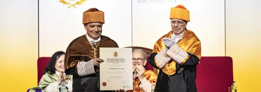 Dr. Santos Gracia Villar, presidente da FUNIBER, ingressa como Membro Titular da Real Academia Europeia de Doutores 