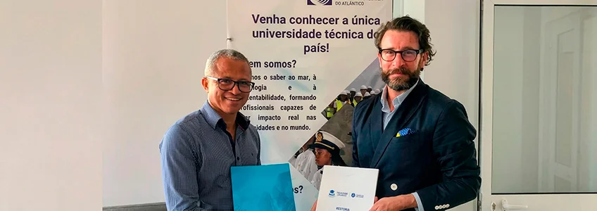 A FUNIBER Cabo Verde e a Universidade Técnica do Atlântico assinam um acordo para reforçar a formação e a cooperação académica